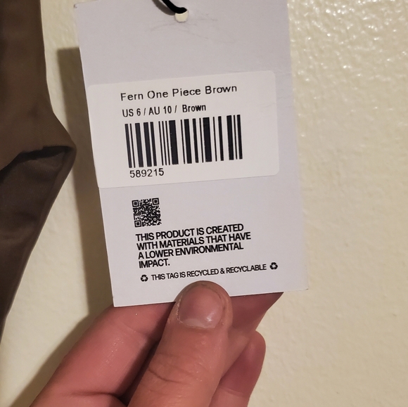 Brown, Fern one piece swimsuit - Picture 3 of 5